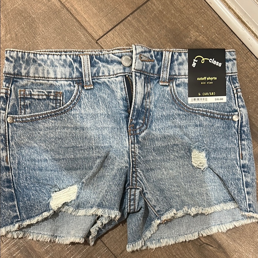 Kids Discontinued Blue Jean Shorts